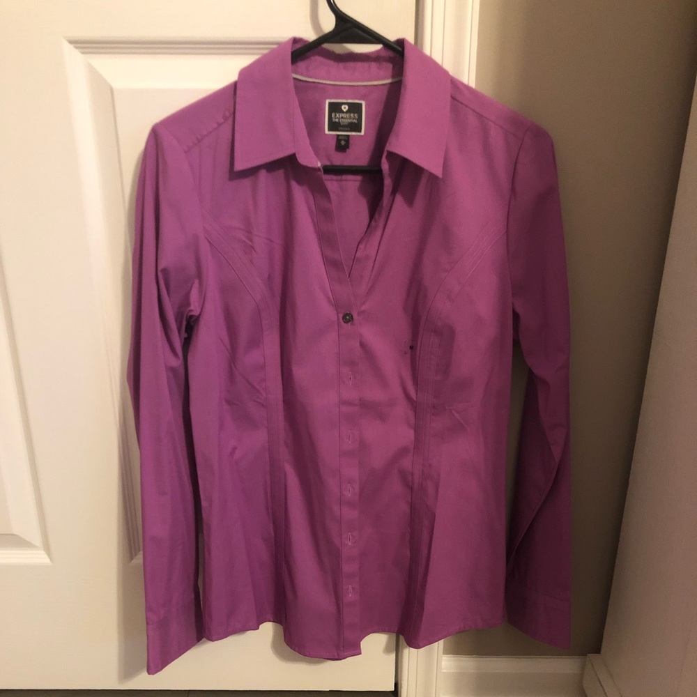 Express Essential Button Down Shirt - image 1